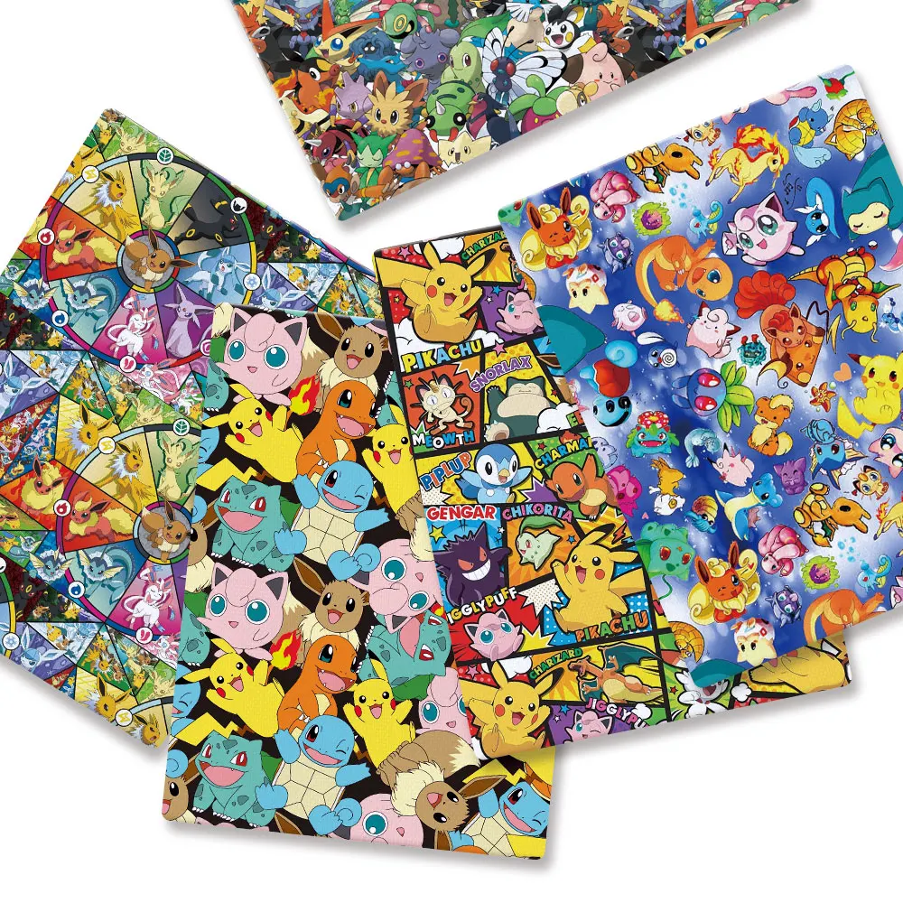 Baby Products 2 Years - Pokemon Cartoon Fabric140*50cm Handmade Sewing Patchwork